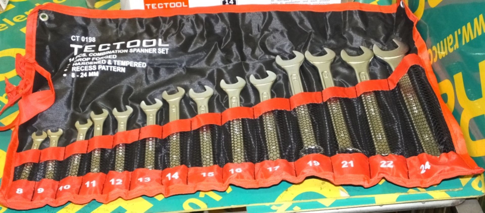 2x Tectool 14 piece combined spanner sets CT0198 - Image 2 of 2