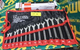 Tectool 14 piece combined spanner set CT0198
