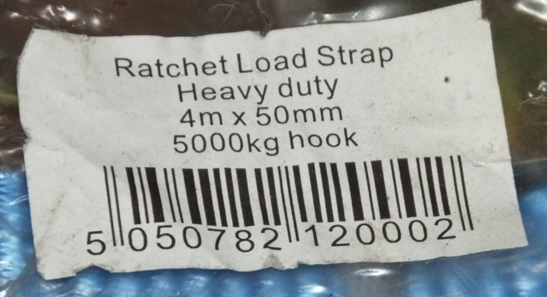 3x Rachet & straps - 4M x 50mm - 5000kg hook - Image 2 of 2