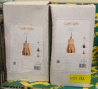 2x Leitmotiv Bold Medium hanging lights