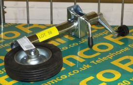 Jockey wheel plus clamp - MP436 - 48mm