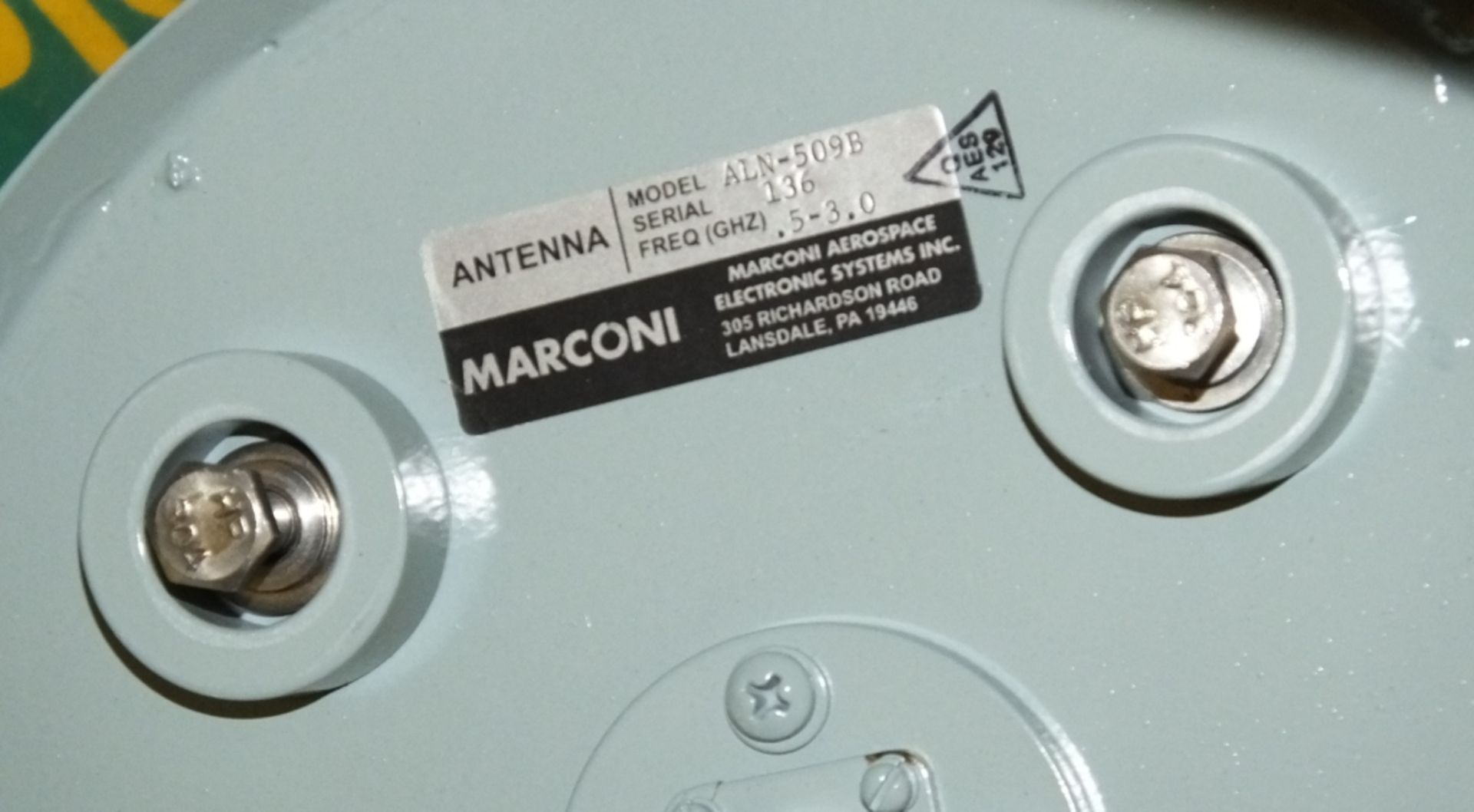 Marconi antenna H-1498R, Marconi antenna ALN-509B - Image 3 of 4