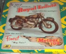 Tin plate sign - Royal Enfield