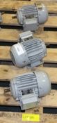 3x Combimac 0.25kW Motors