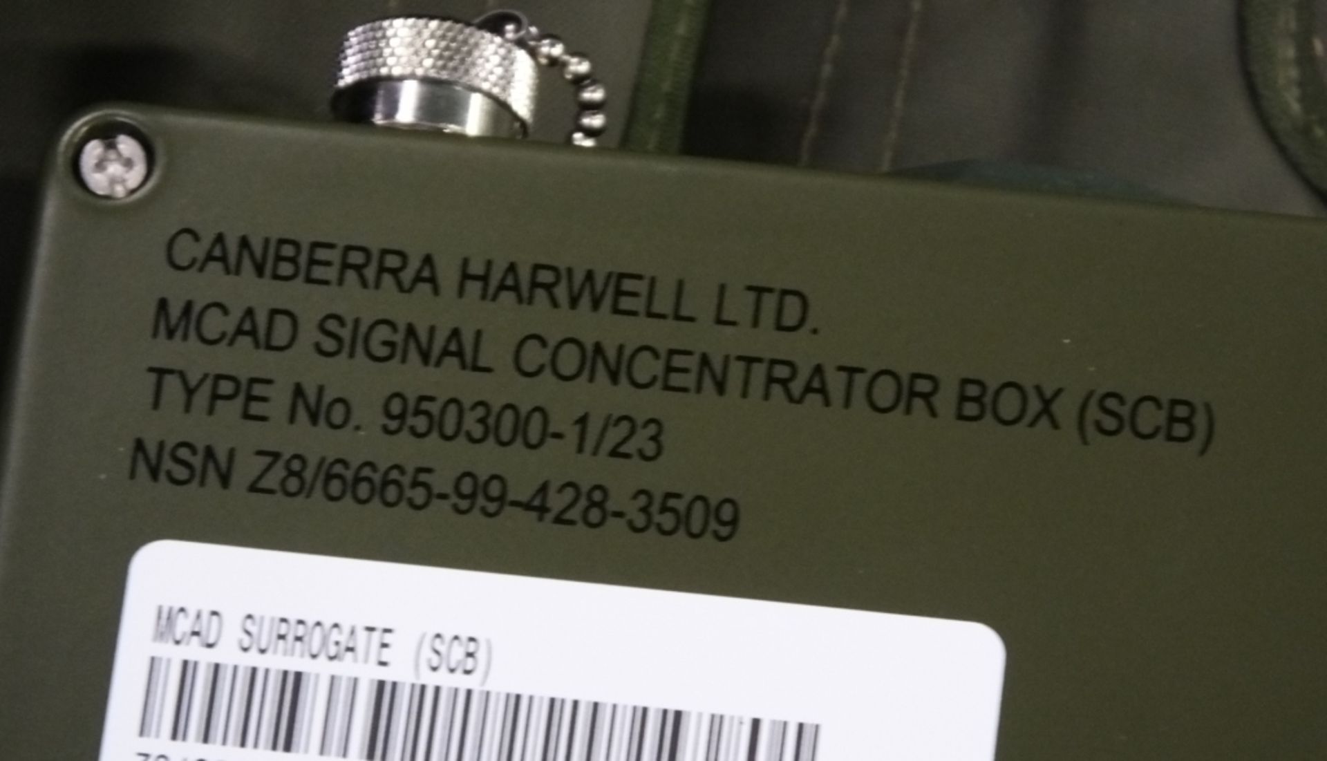 29x Canberra Harwell Ltd MCAD GPS Signal Concentrator Box (SCB) type-950300-1/23 NSN- Z8/6 - Image 3 of 4