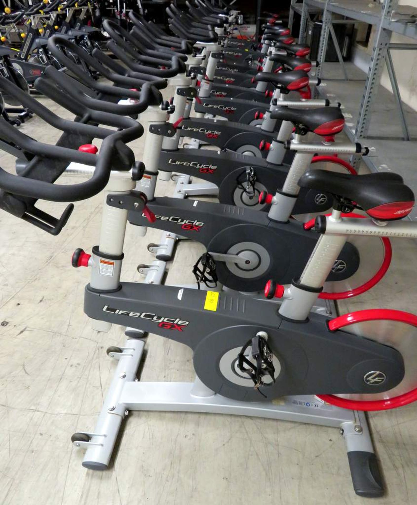 8x Life Fitness - Life Cycle GX spin bikes - Image 10 of 13