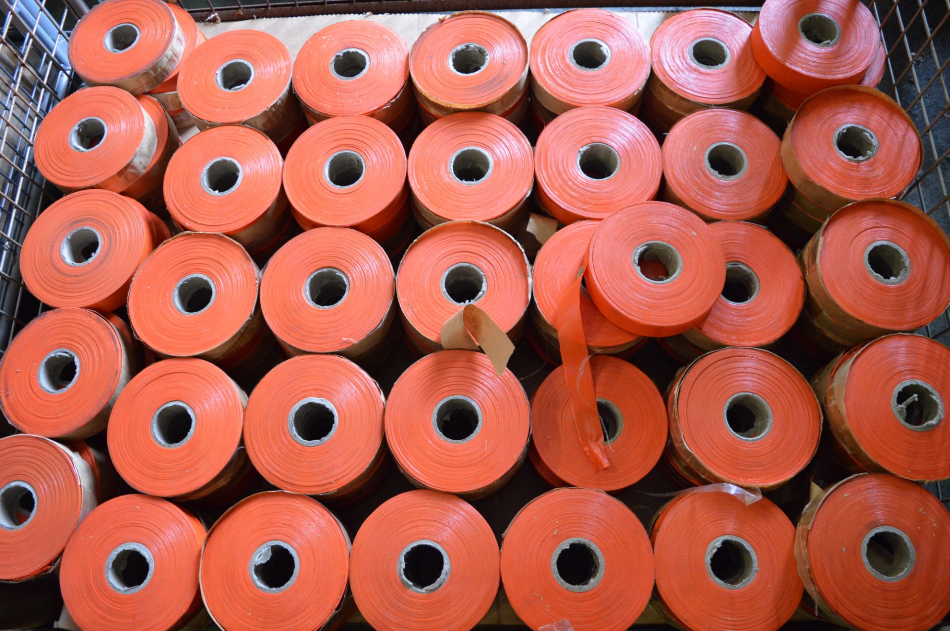 145x Rolls Orange Tape. - Image 2 of 3
