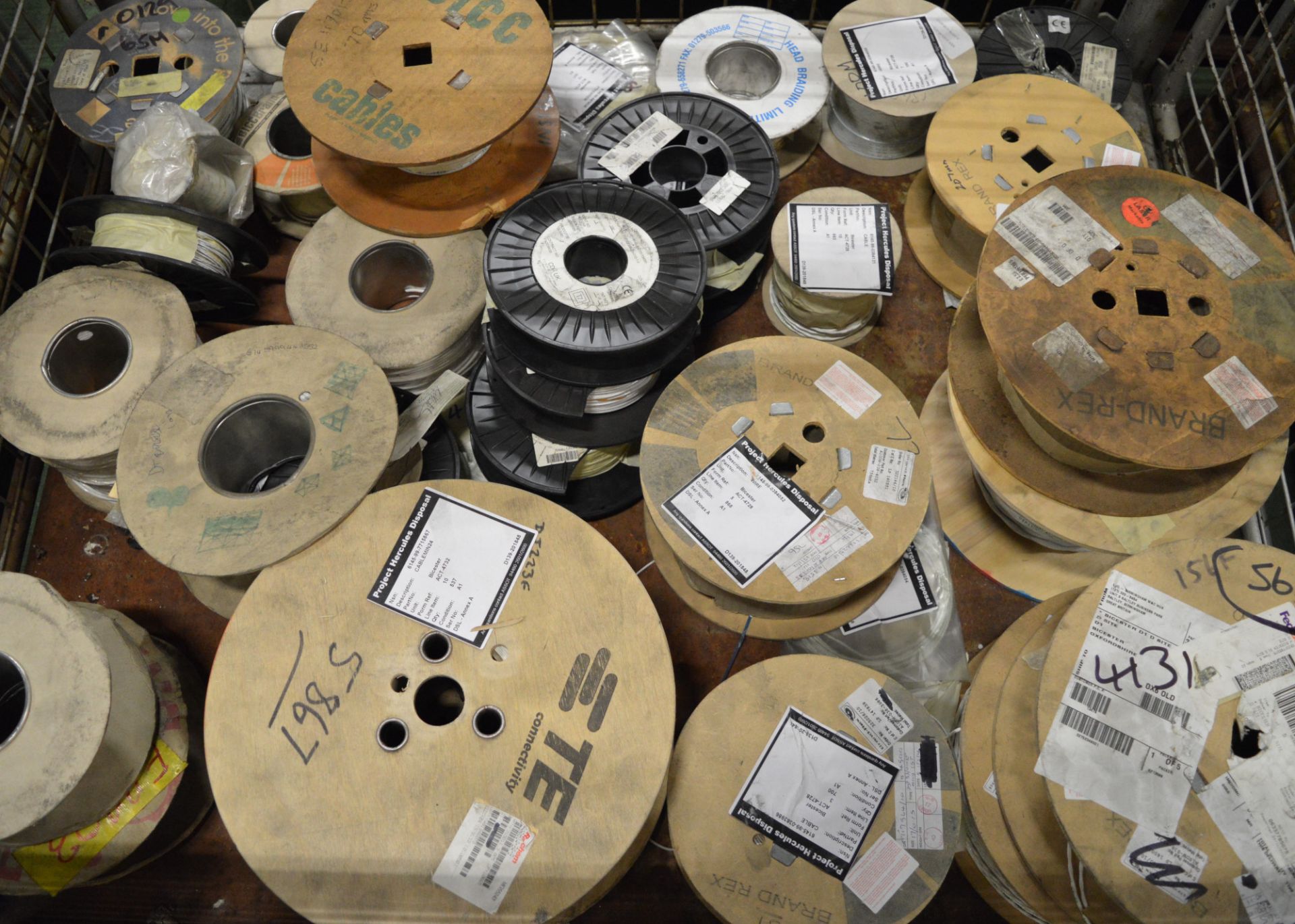 Approx 30x Reels / Part Reels Wire - Mainly Single Insulated. - Image 2 of 2