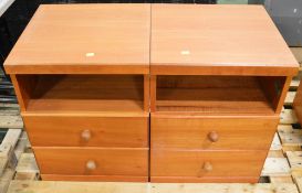 2x Bedside Cabinets.