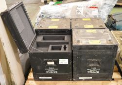 4x Empty Printer Cases.