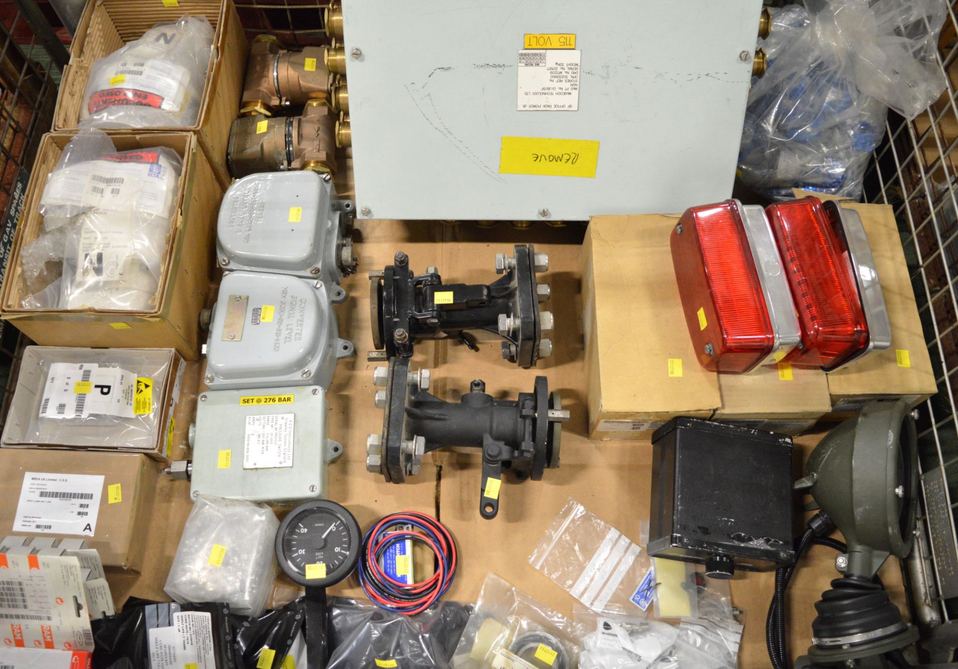Flood Light. Pressure Switch, Level SWitches, Fans, Red Bulkhead Lights. - Image 2 of 2