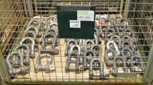 51x Assorted Shackles.