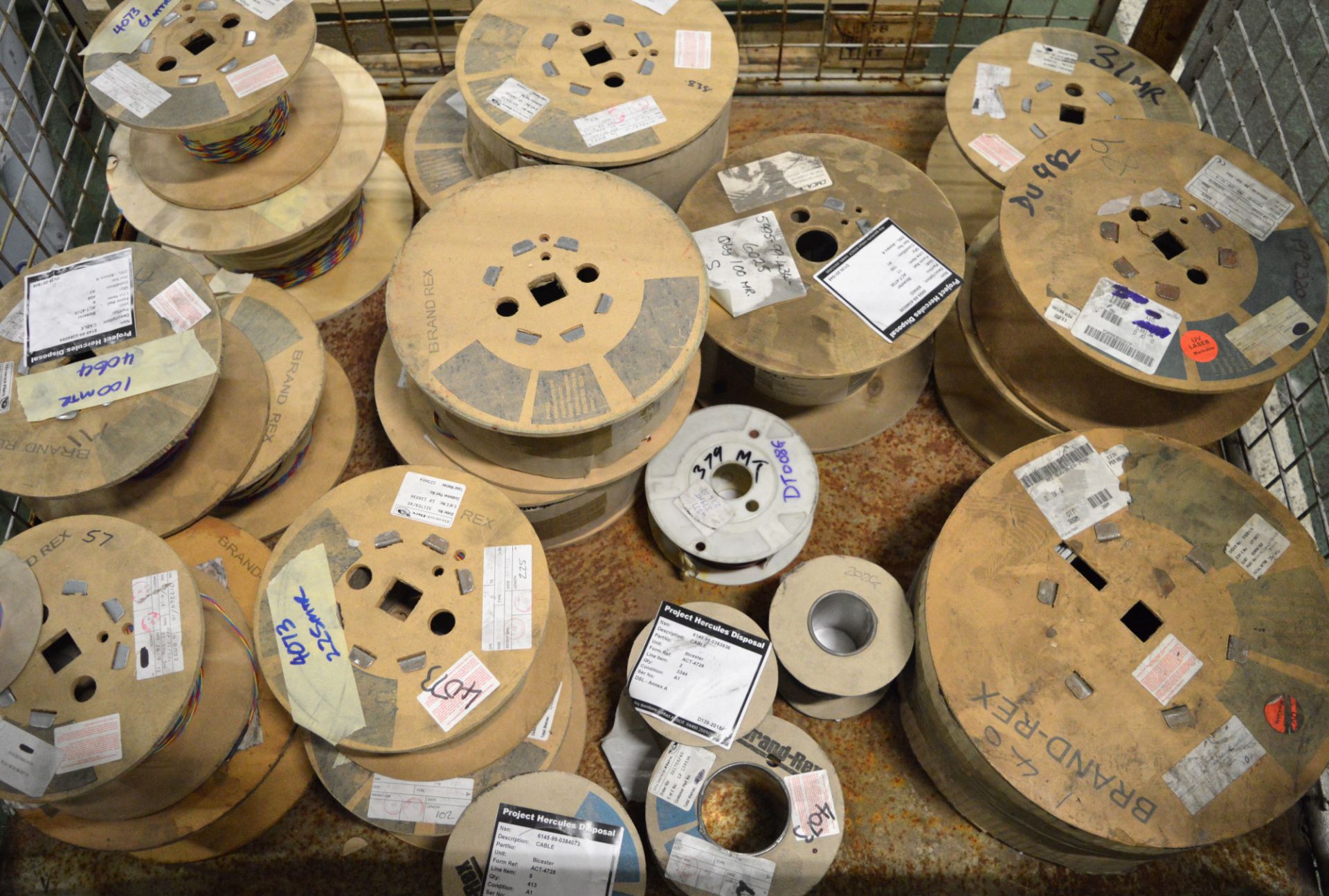 23x Reels / Part Reels Wire - Mainly Single Insulated. - Image 2 of 2
