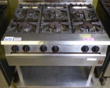 Falcon Dominator G2121 6 Ring Gas Burner Oven Range 90 x 78 x 84cm (WxDxH)