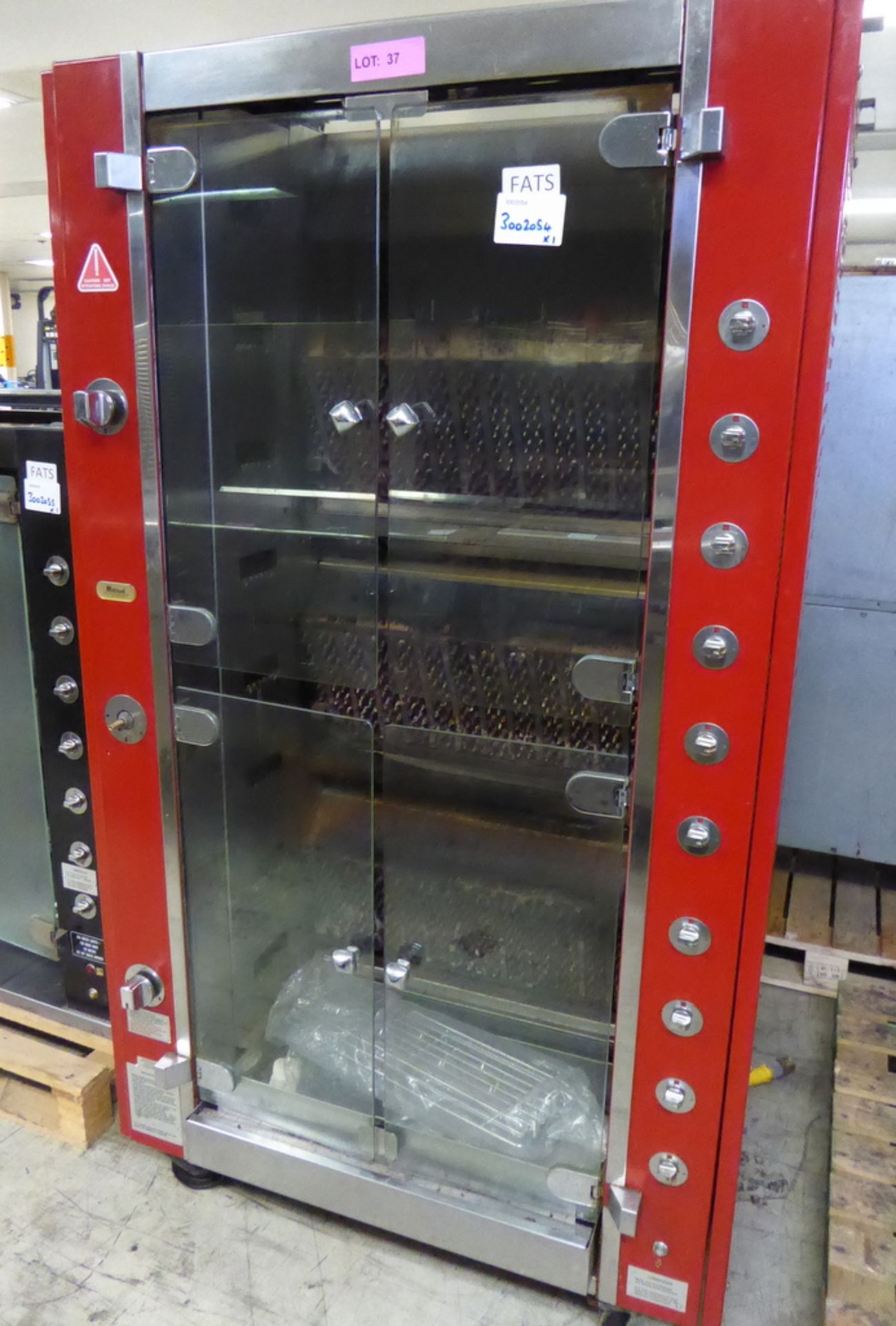 Rotisol 97S Gas Rotisserie 98 x 52 x 175cm (WxDxH)