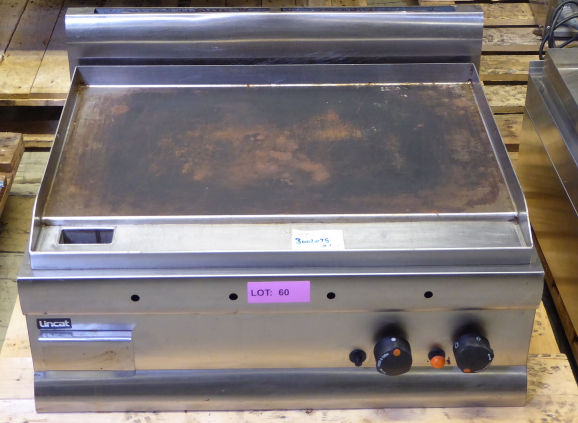 Lincat GS7N Gas Steel Plate Griddle 74 x 56 x 30cm (WxDxH)