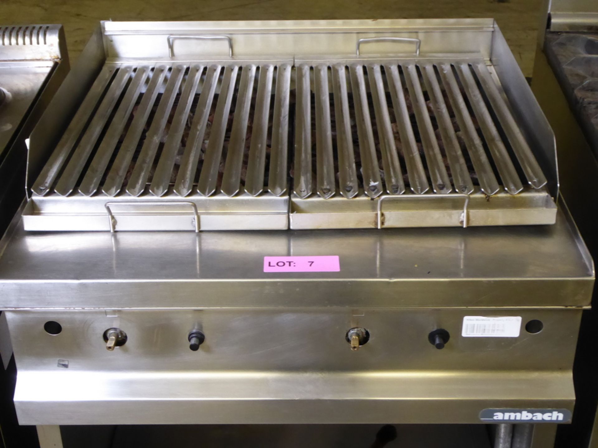 Ambach Gas Chargrill 68 x 76 x 92cm (WxDxH) - Please note that the knobs are missing - Image 3 of 6