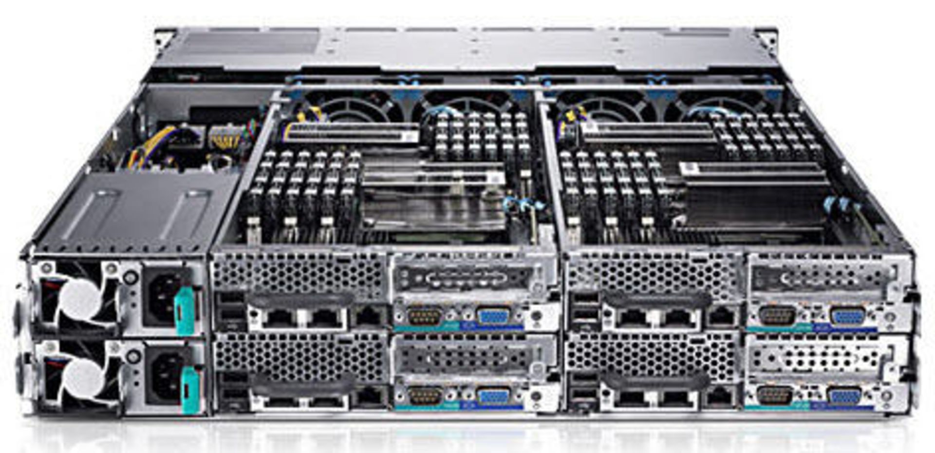 Dell C6100 Cloud server -8 Processors (2* CPU per Node) Installed (32 CPU Cores/Logical pr - Bild 3 aus 5