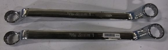 2x Snap-On ring spanners - 15/16