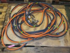 Oxy Acetylene torch. hose, regulators