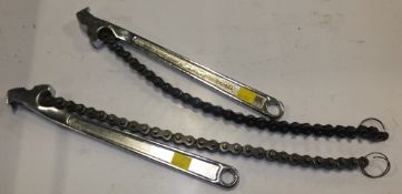 2x Blue Point Chain wrenches - CW12A