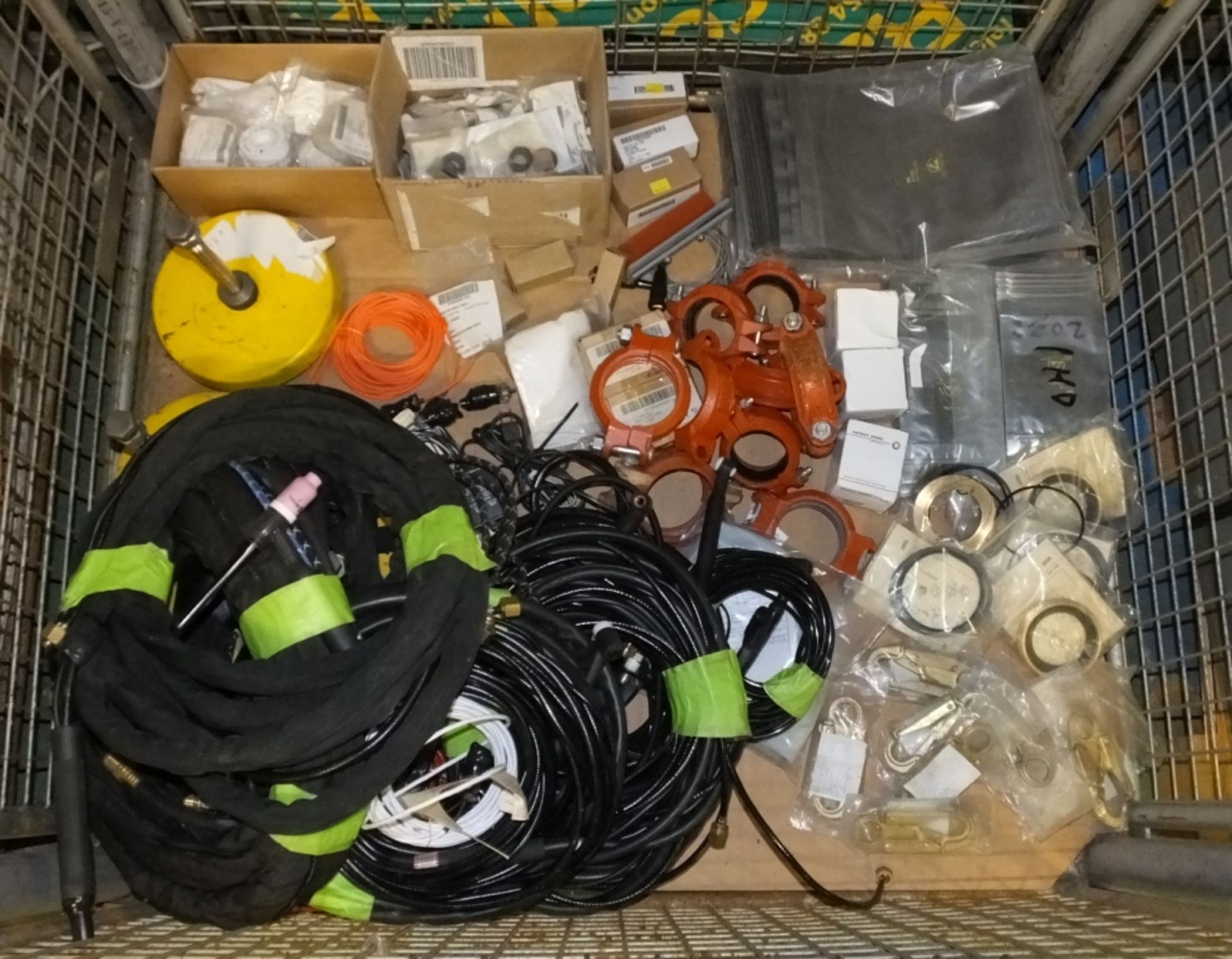 Pipe Clamps, cable assemblies seals, clamps, tape