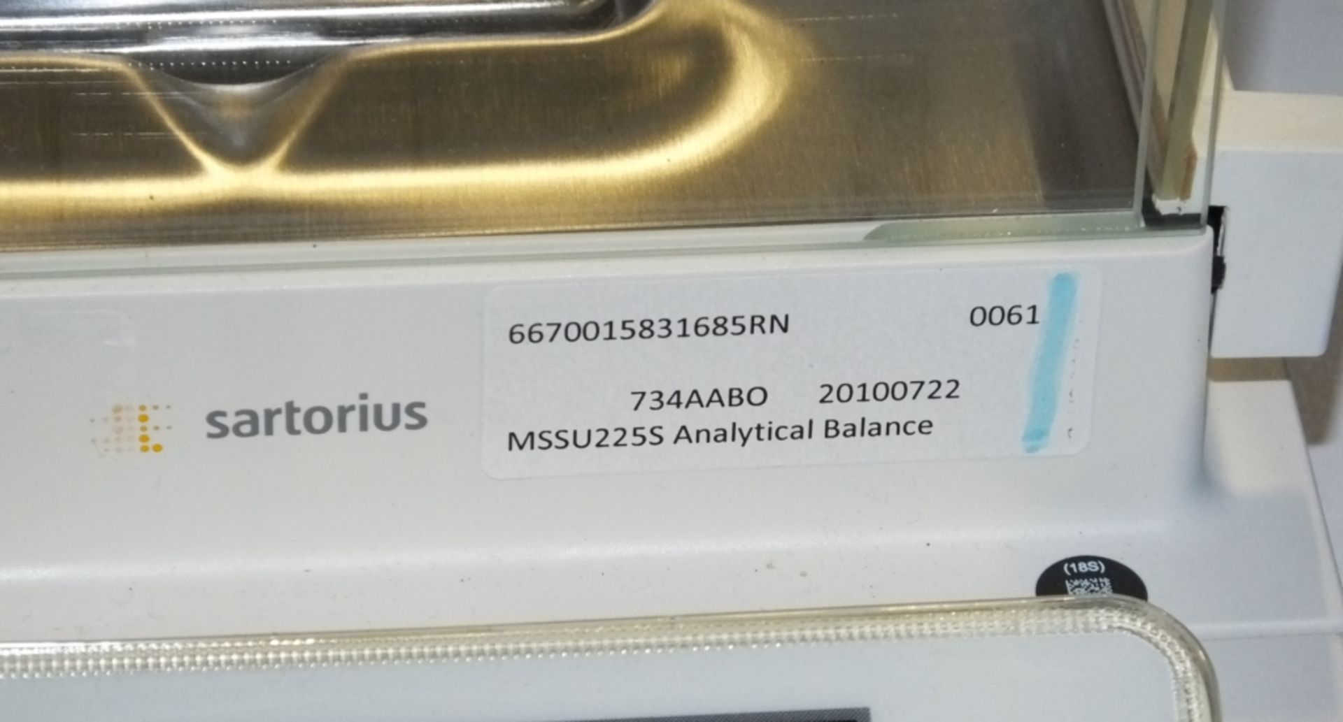 Sartorius MSSU225S Analytical balance scales - Image 4 of 5