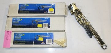 3x Blue Point Chain wrenches - CW12A