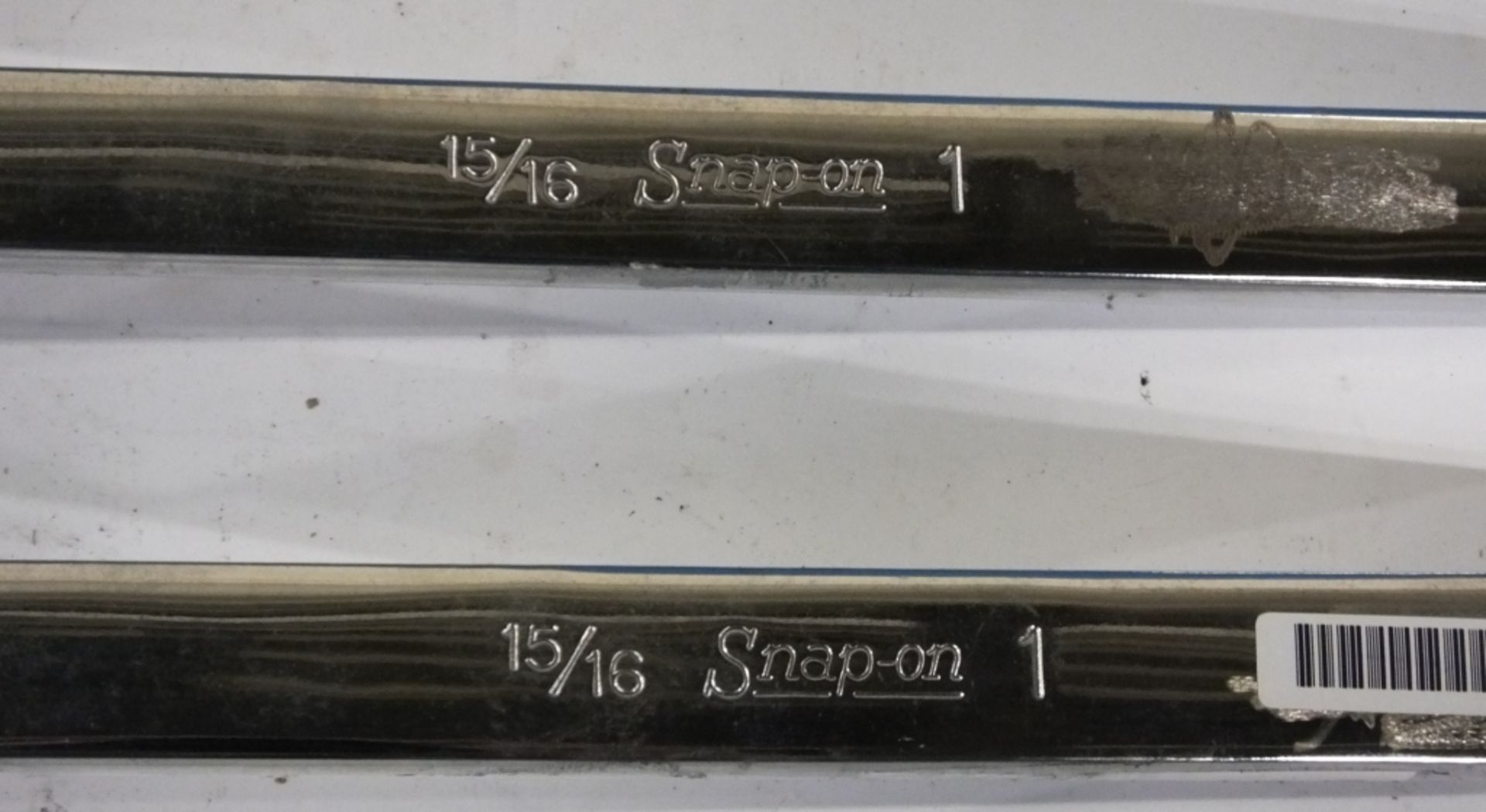 2x Snap-On ring spanners - 15/16 - Image 2 of 3