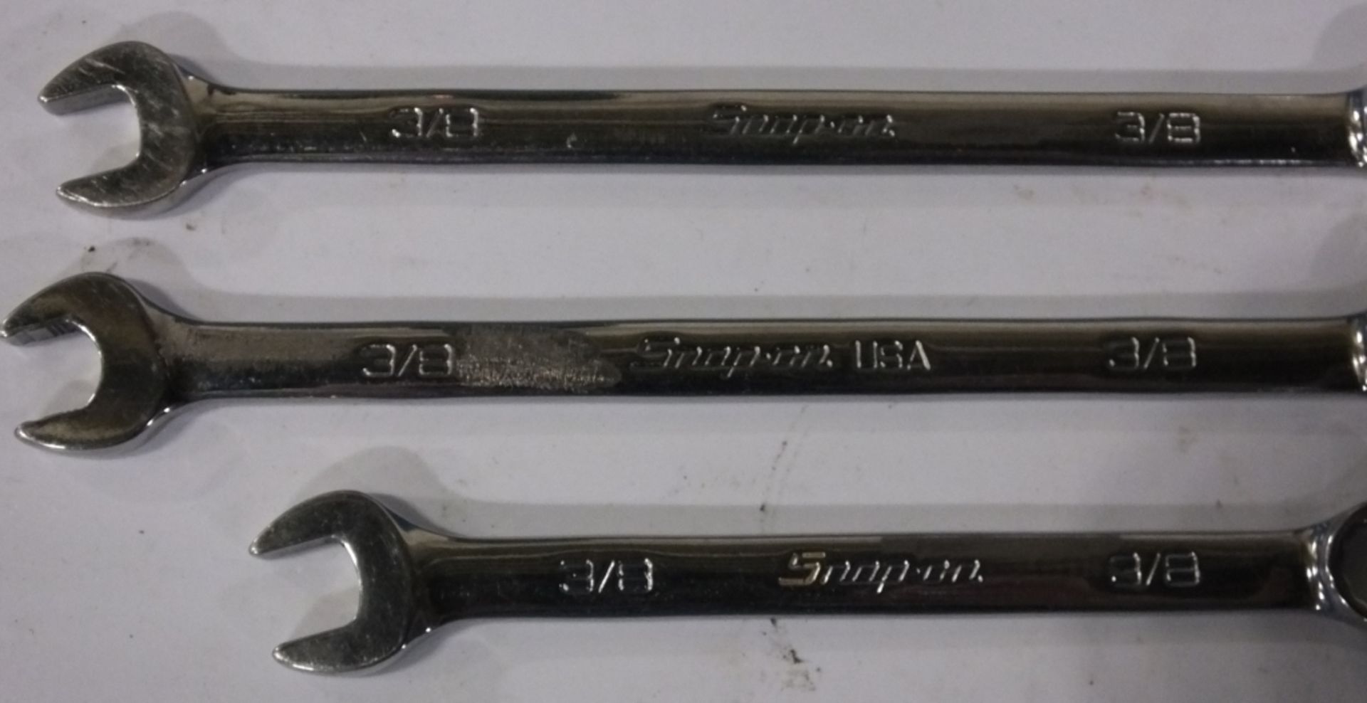 3x Snap-On combination spanners - 3/8 - Image 2 of 3