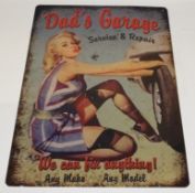 Tin sign - Dad's Garage