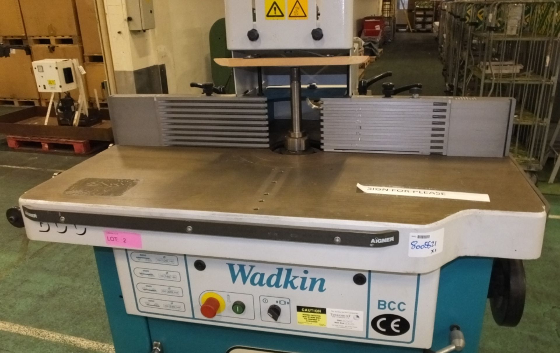 Wadkin Spindle Moulder BCC - Image 2 of 9