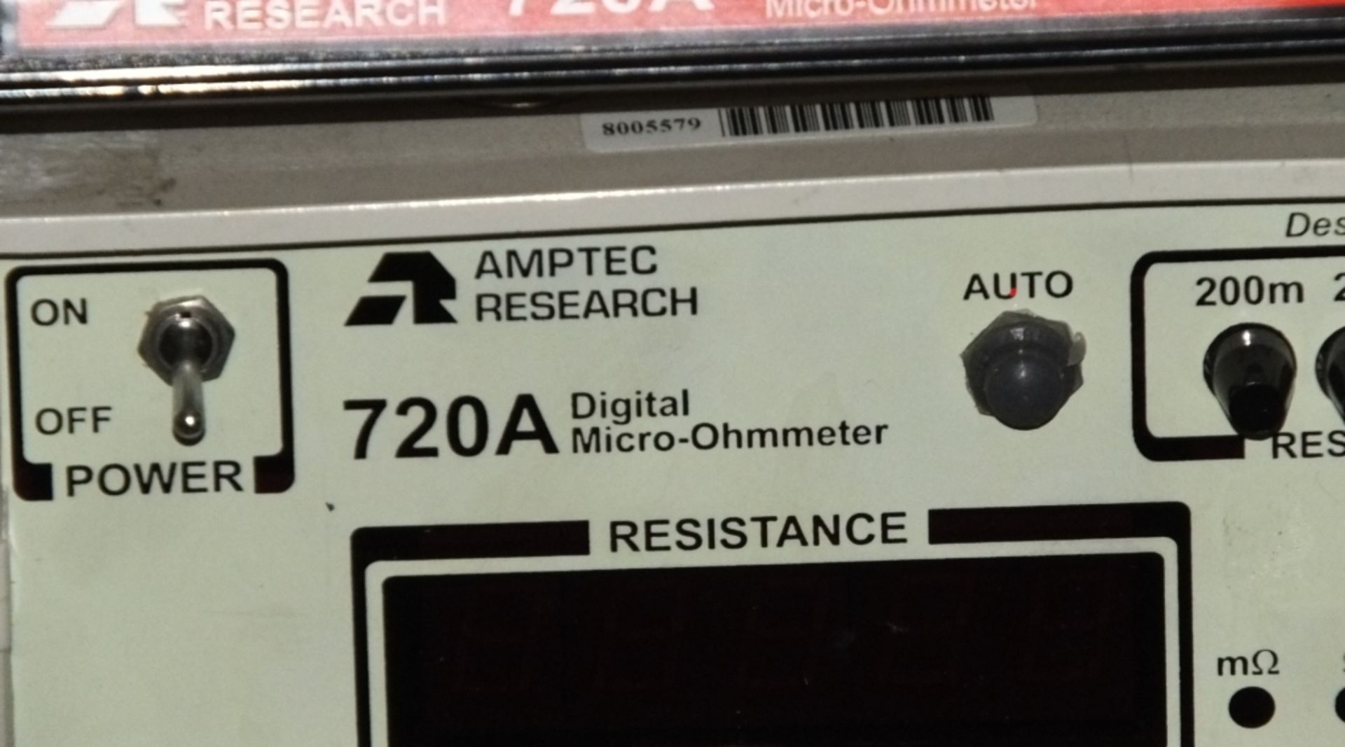 Amptec Research 720A Digital MIcro Ohmmeter - Bild 2 aus 3