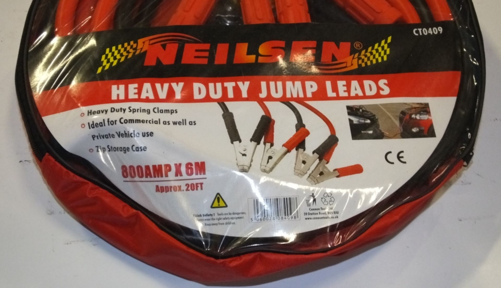 Neilsen CT0409 Heavy duty jump leads - 800amp x 6M - Image 3 of 3