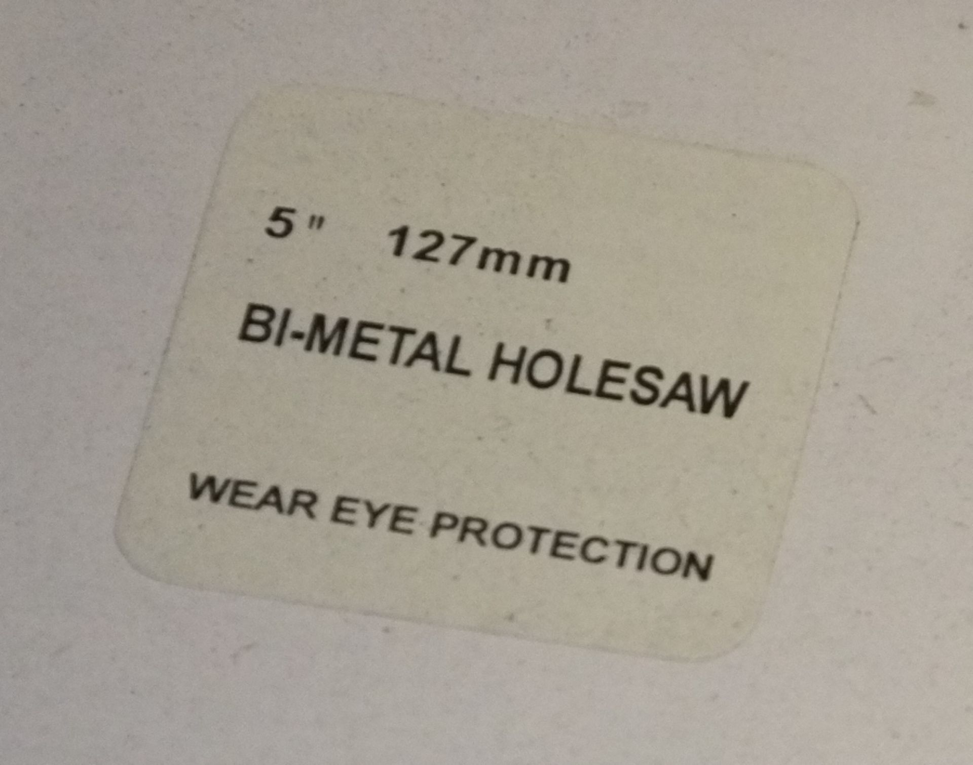 3x 5" 127mm Bi-Metal Holesaws - Bild 2 aus 2