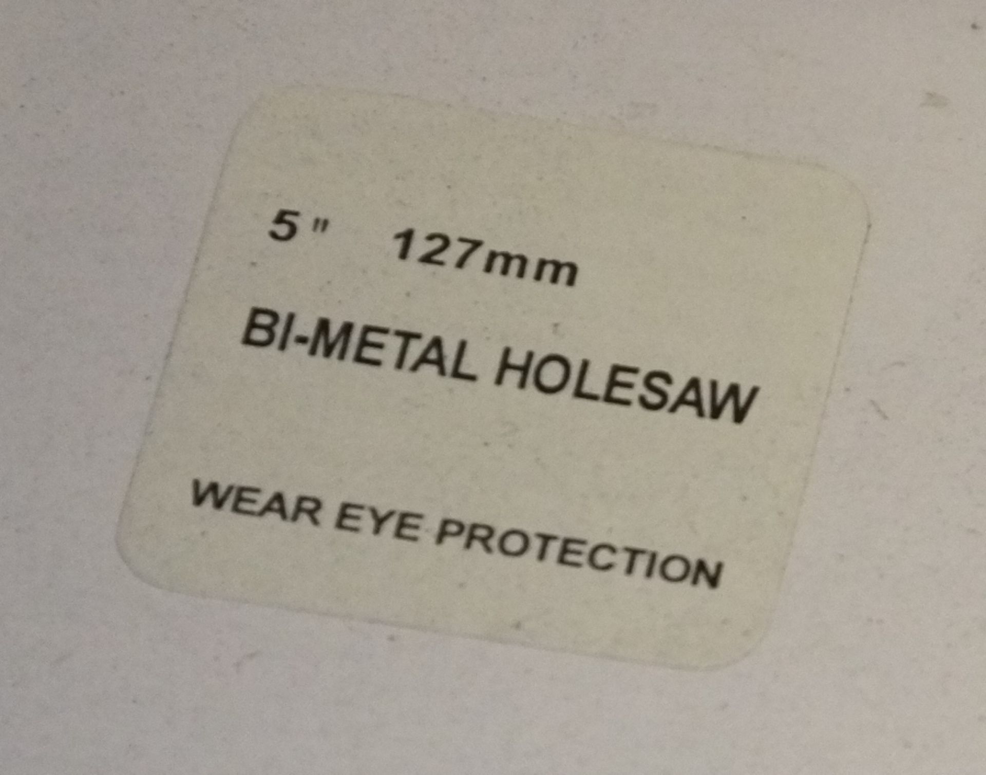 3x 5" 127mm Bi-Metal Holesaws - Image 2 of 2