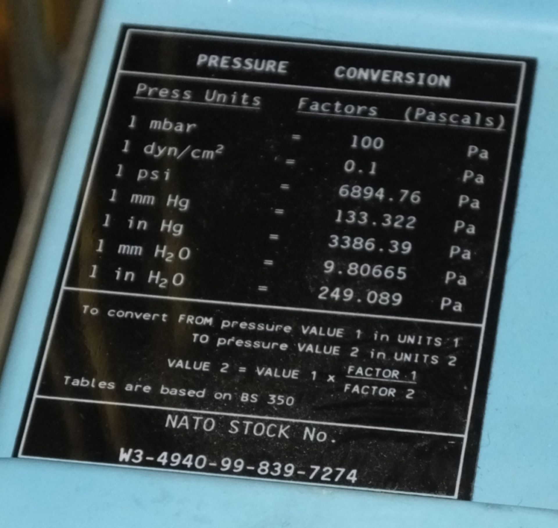 Druck DPI 107 Leak Rate Indicator - Image 3 of 4