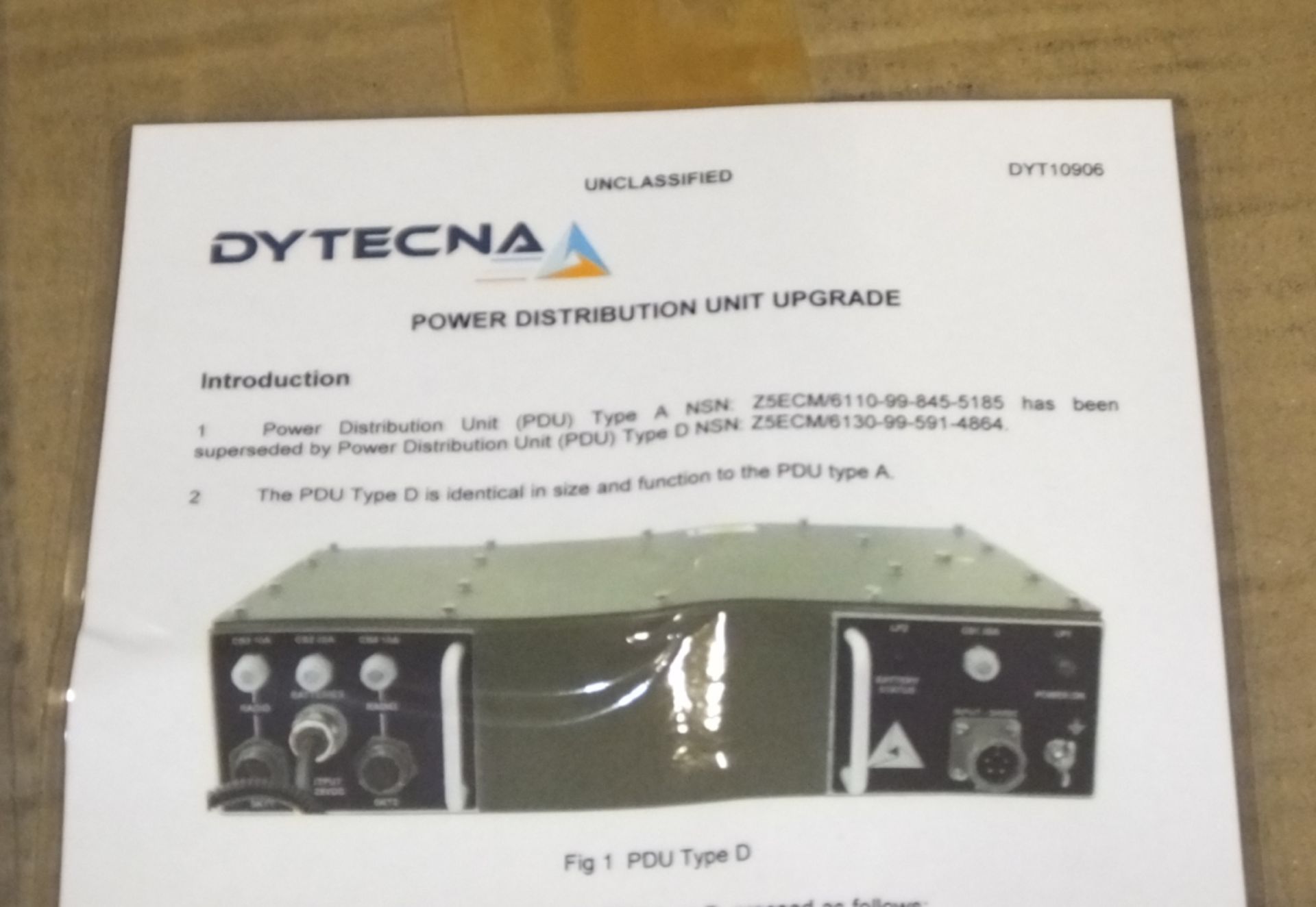 30x Dytecna Power Distribution upgrafe units - NSN 6130-99-591-4864 - Image 5 of 5