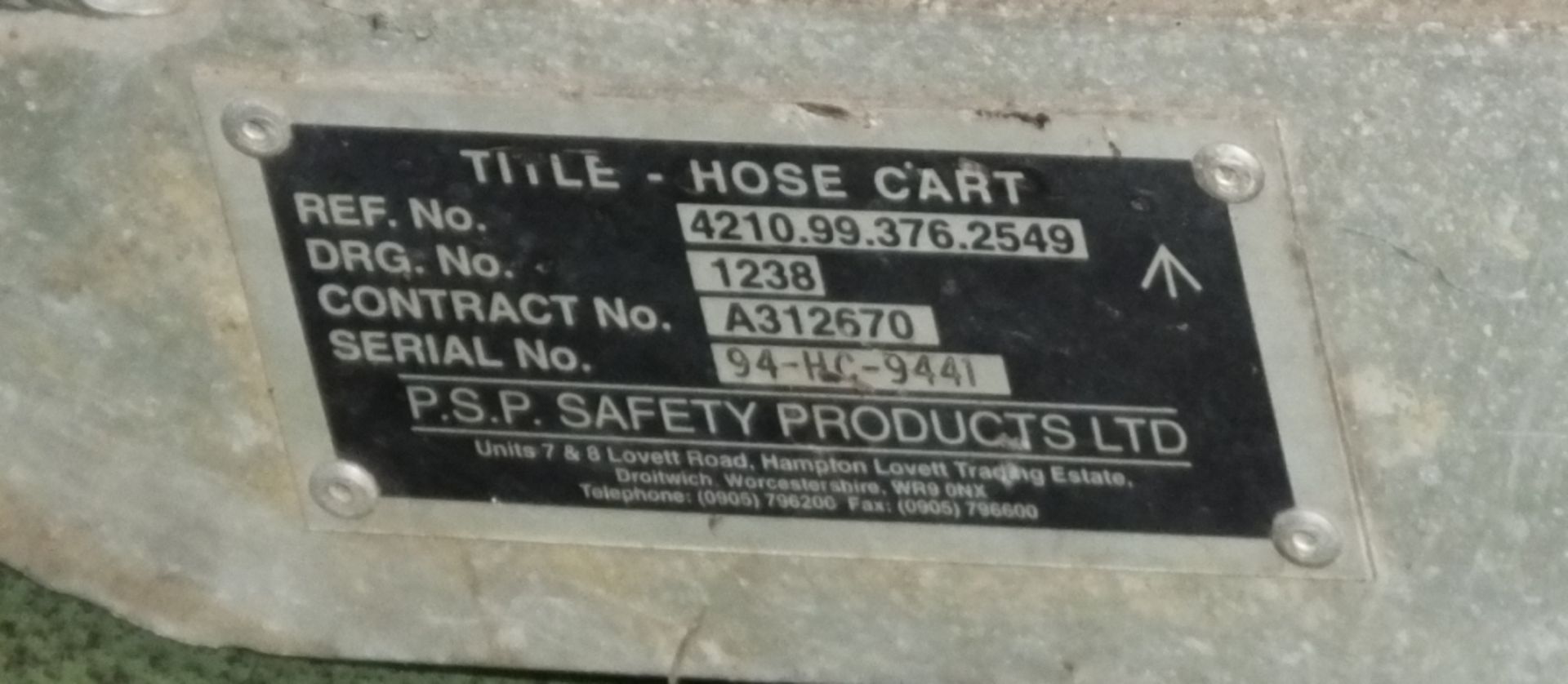 PSP Safety Products Hose cart - Image 2 of 3