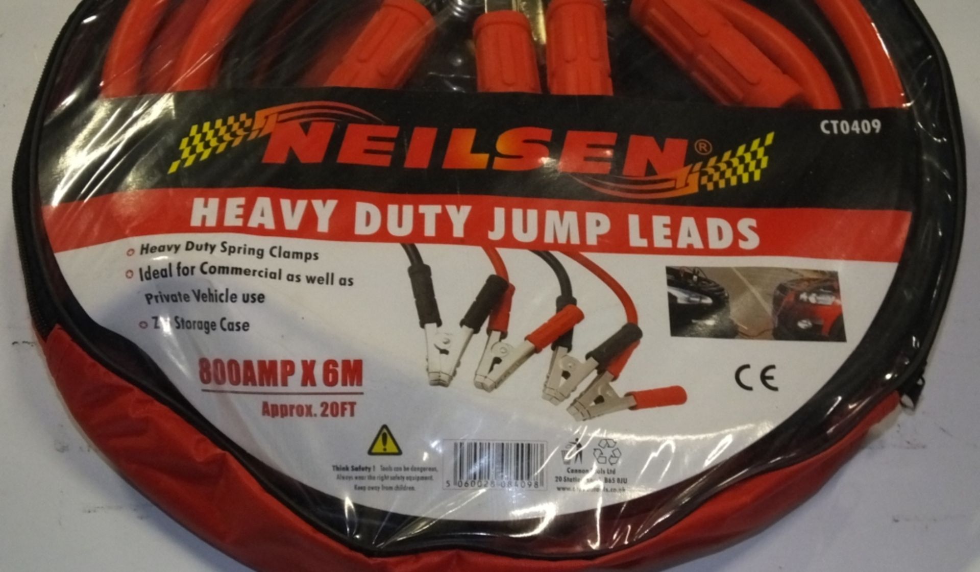 Neilsen CT0409 Heavy duty jump leads - 800amp x 6M - Image 3 of 3