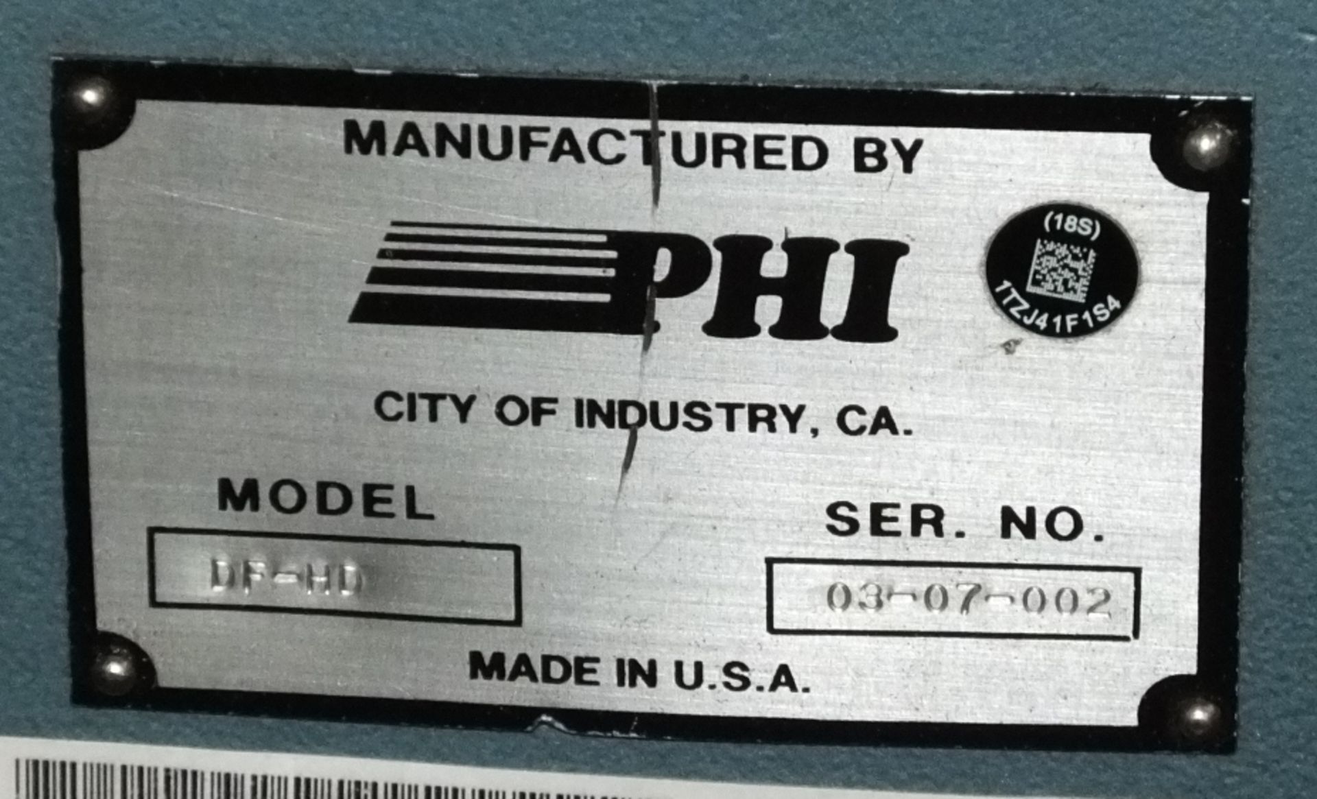 PHI Flaring Machine DF Model DF-HD - Image 2 of 3