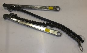 2x Blue Point Chain wrenches - CW12A