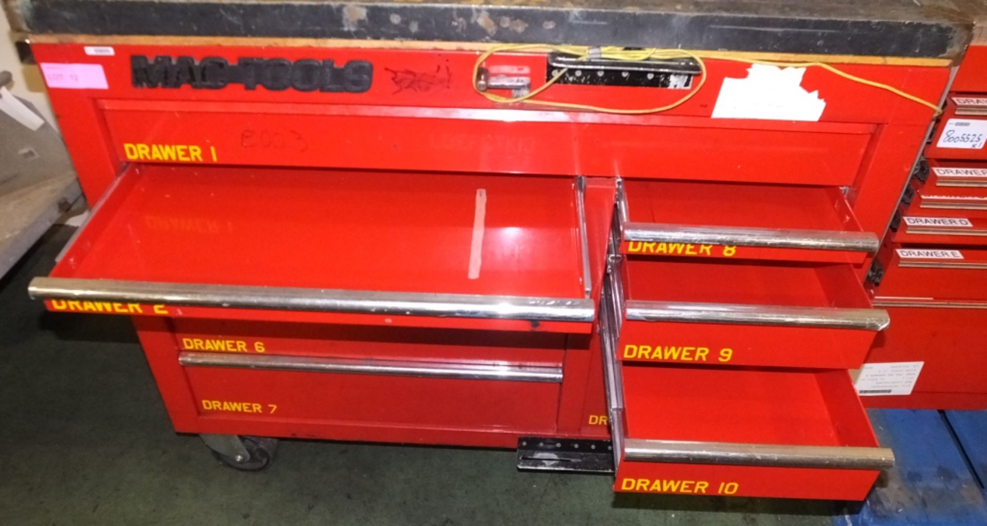 Mac Tools 11 Drawer Mobile garage tool cabinet - Image 2 of 3