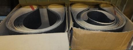Naylors ALOX EWT Abrasive Paper Belts -150mm x 1900mm - P40 - 10 per box - 2 boxes