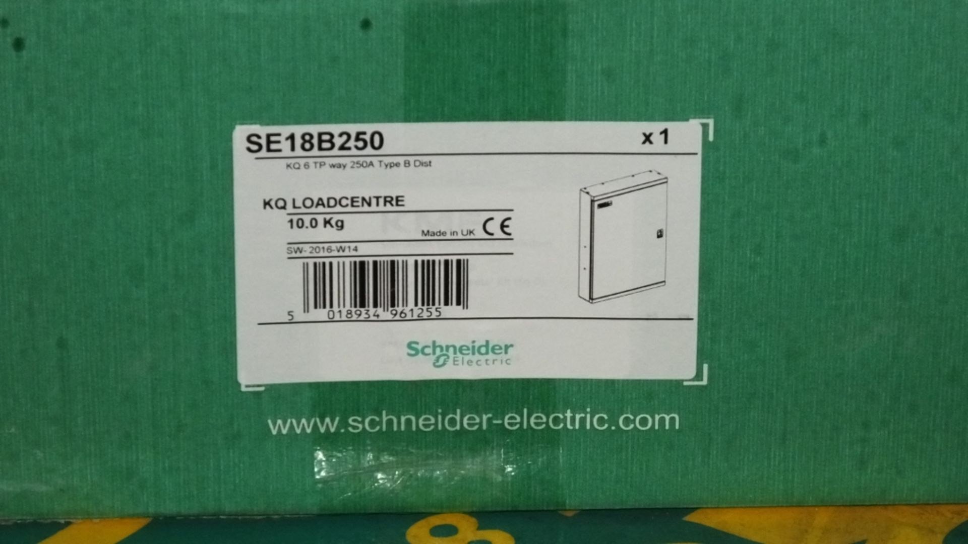 2x Schneider KQ Loadcentre KQ 6TP way 250A Type B Dist - Image 2 of 3