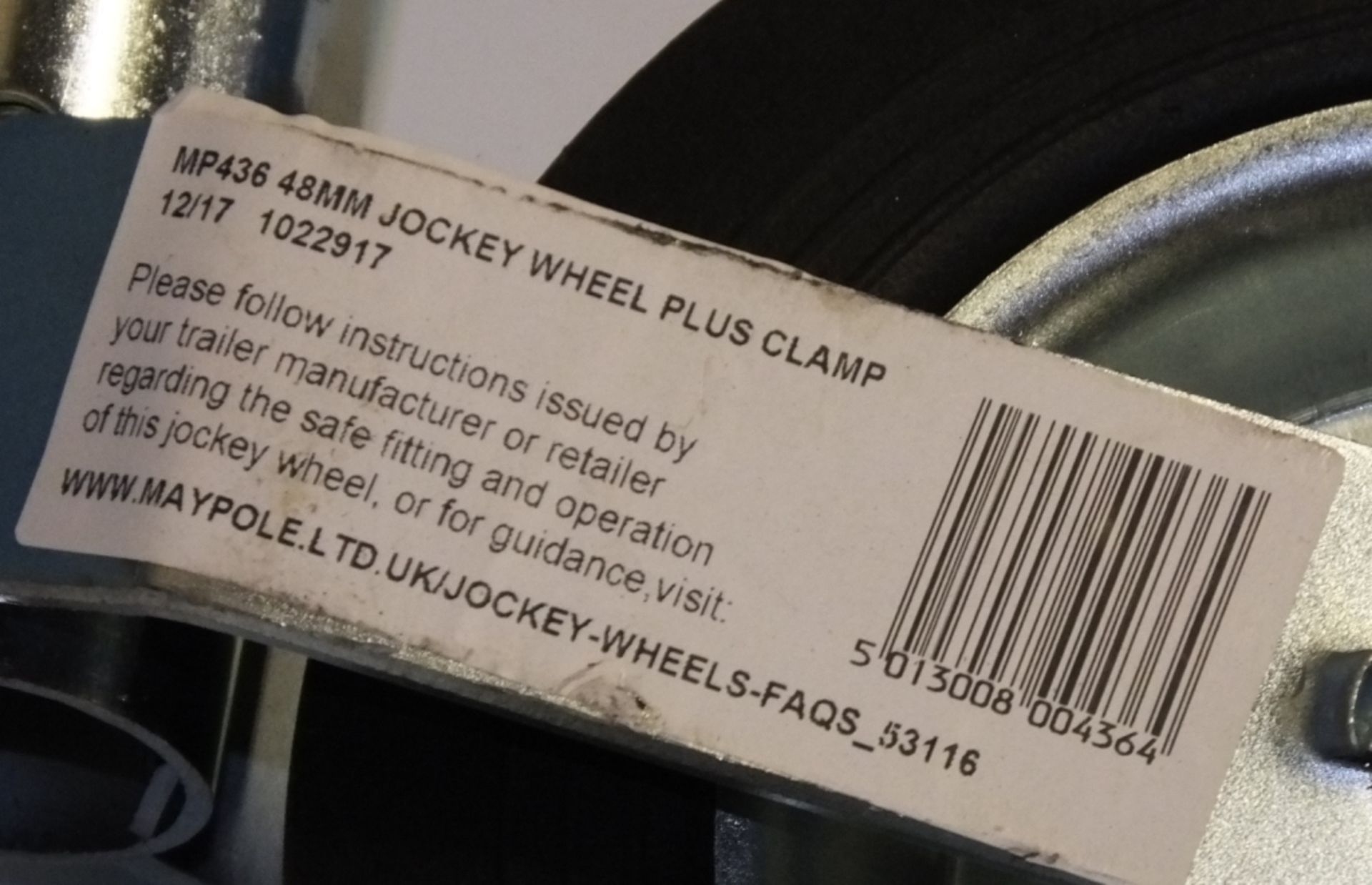 Jockey wheel plus clamp - MP436 - 48mm - Image 3 of 3