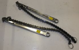 2x Blue Point Chain wrenches - CW12A