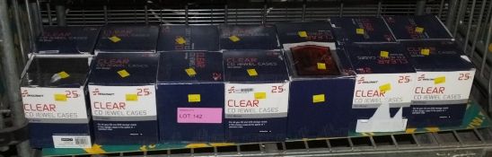 Skilcraft Clear CD Cases - 25 per box - 14 boxes