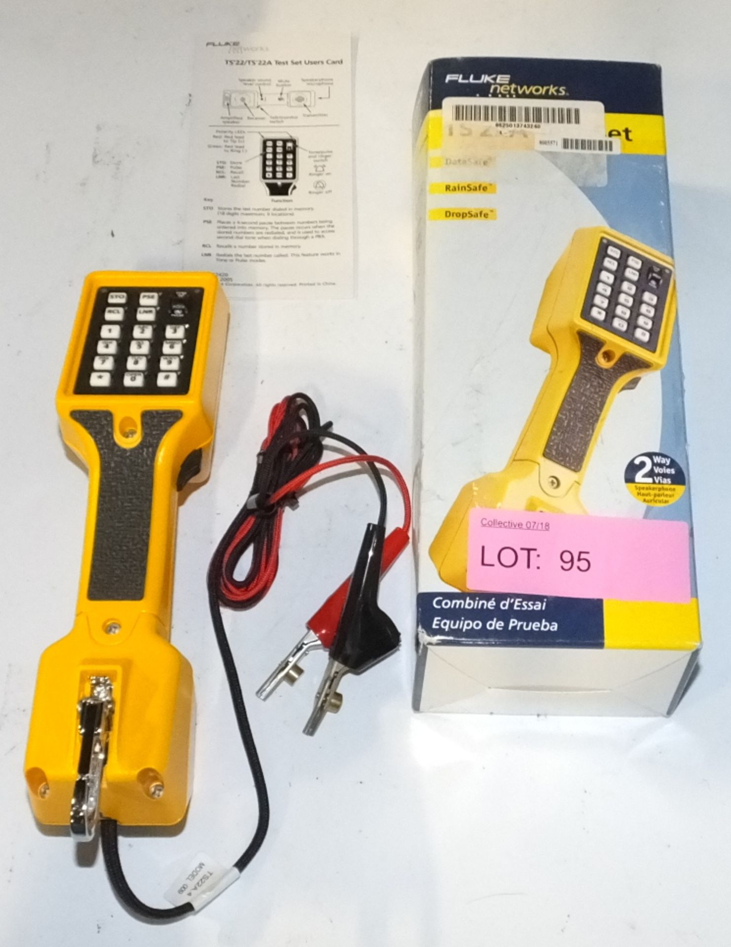 Fluke Networks TS22A test set