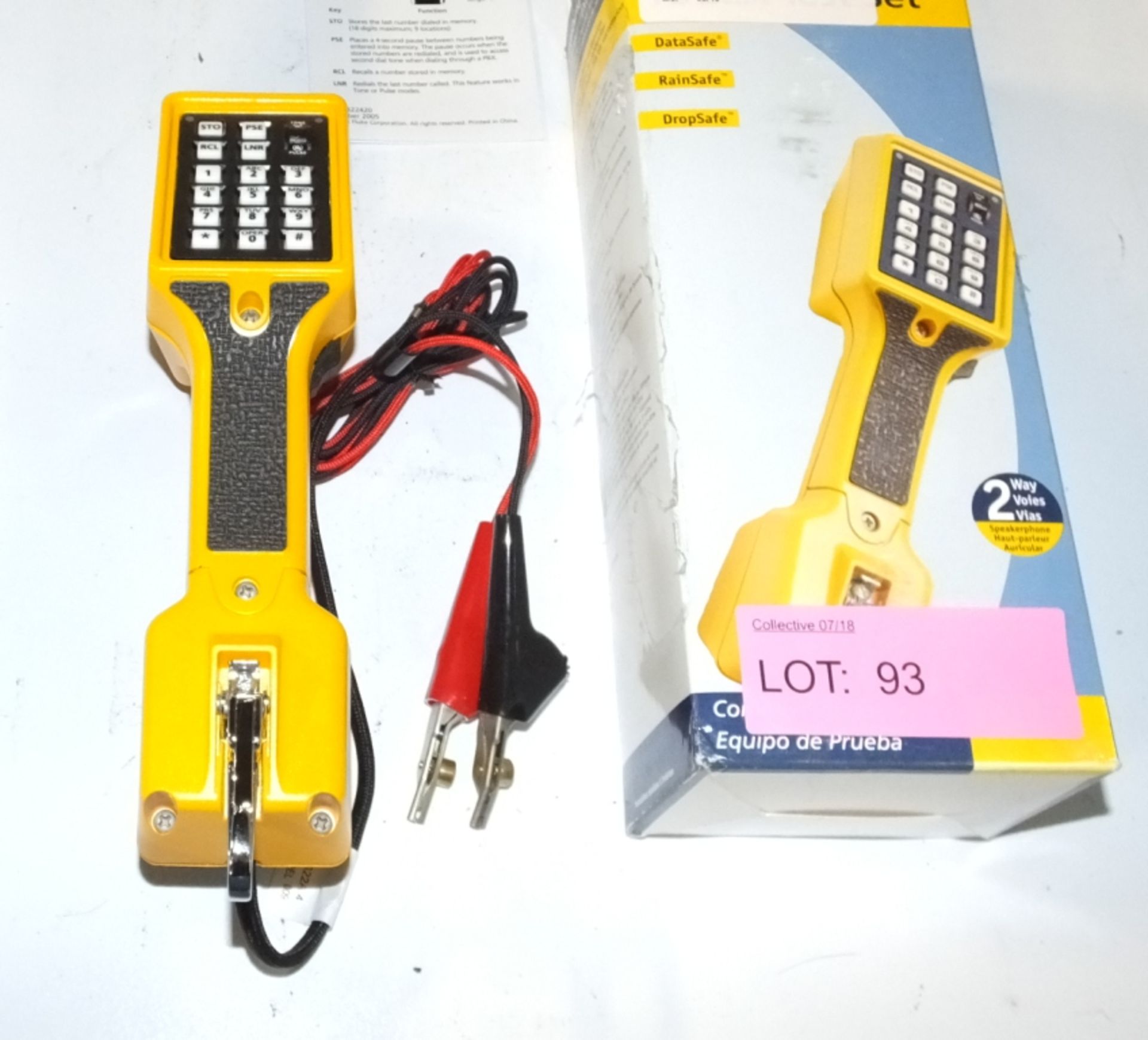 Fluke Networks TS22A test set - Bild 2 aus 5